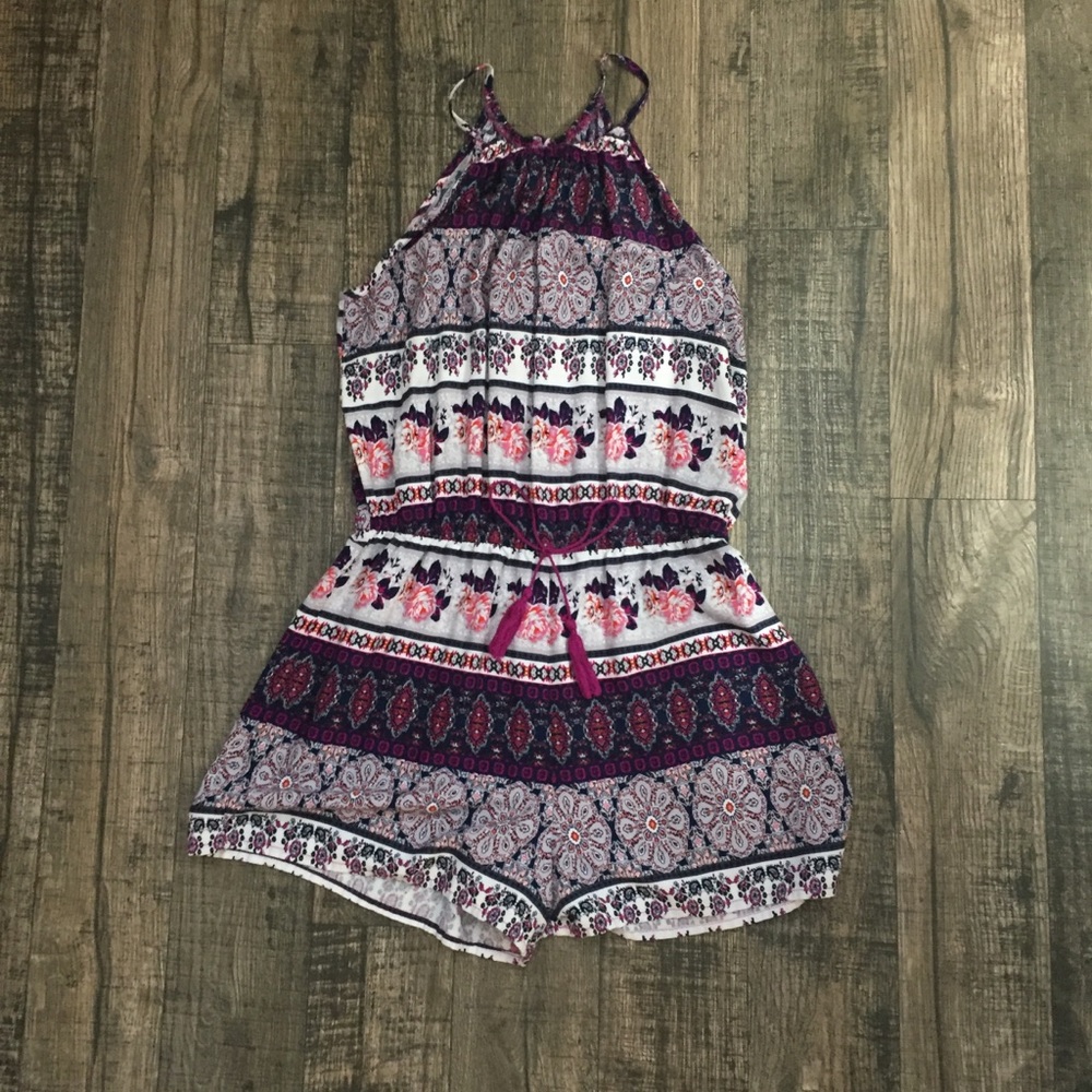FLORAL ROMPER